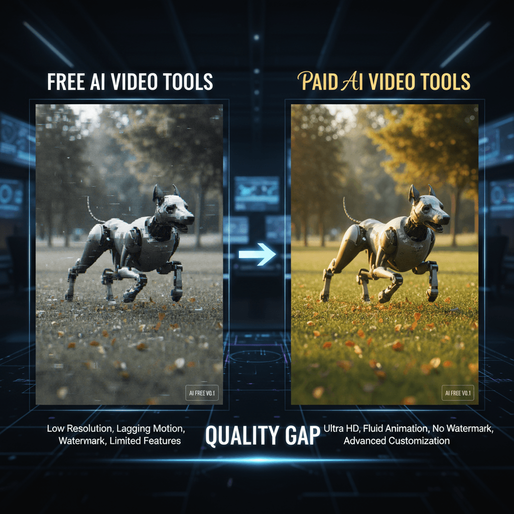 Seedance 2.0 Fast vs gratis AI-videogeneratorer