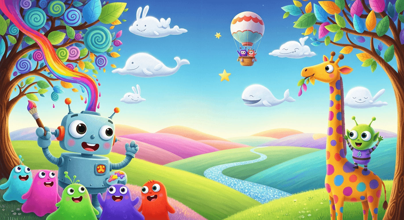 Seedream v4.5 لرسوم توضيحية لكتب الأطفال