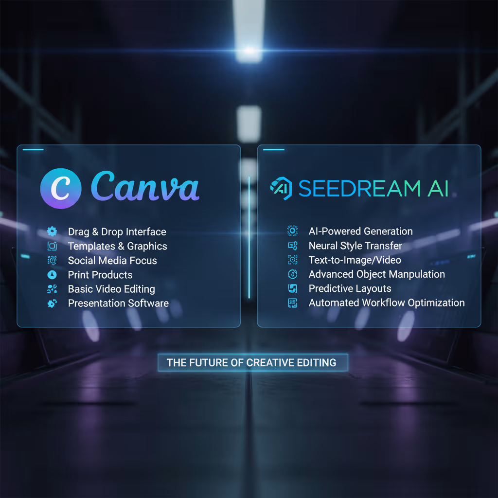 Seedream v4.5 Edit vs Canva AI: Feature Comparison