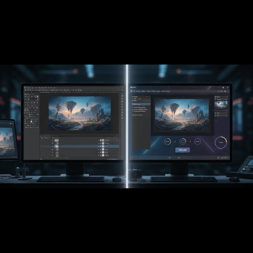 Seedream v4.5 Edit vs Photoshop AI: automatiserad bildredigering jämförd