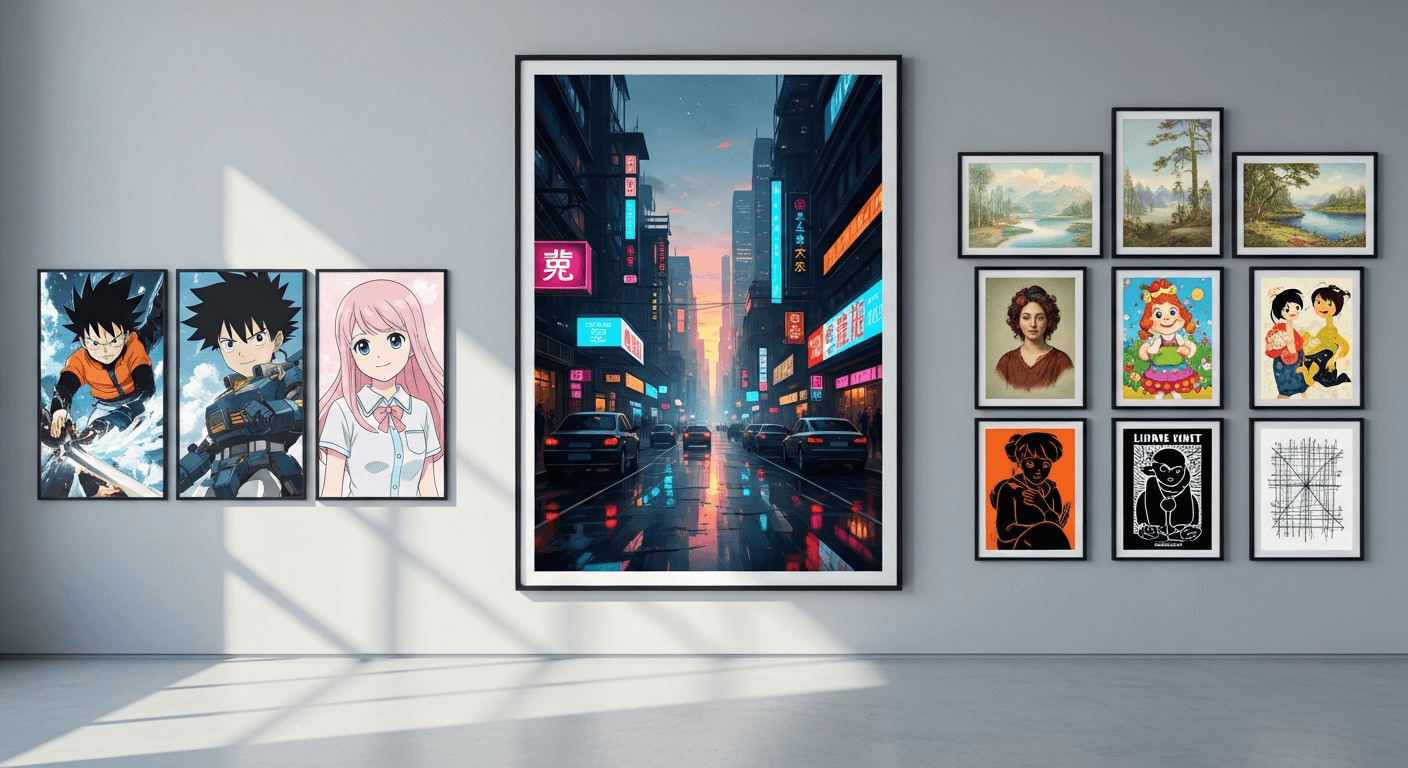 Illustration IA avec Seedream v4.5 : styles de l'anime à l'aquarelle